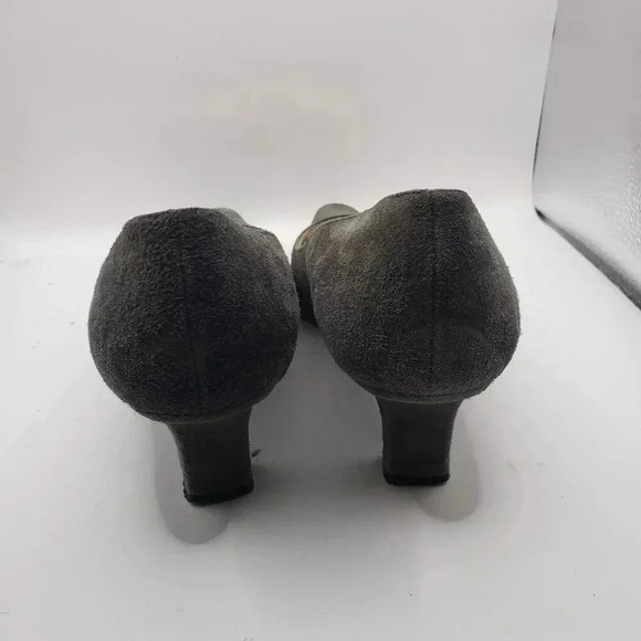 LAUREN RALPH LAUREN LANETTE SUEDE MOCHA PUMPS SIZE 10 B/MED WB2792 - Picture 6 of 6